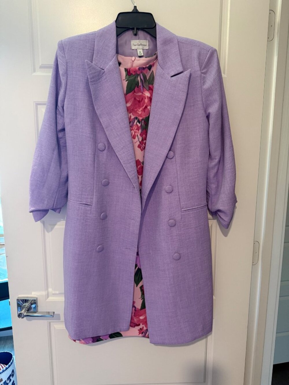Premier Amour Lavender Blazer Dress Size 6